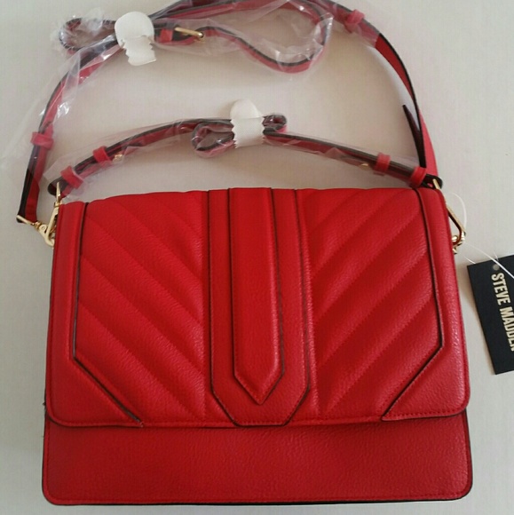 Steve Madden Handbags - Steve madden Hampton faux leather shoulder bag